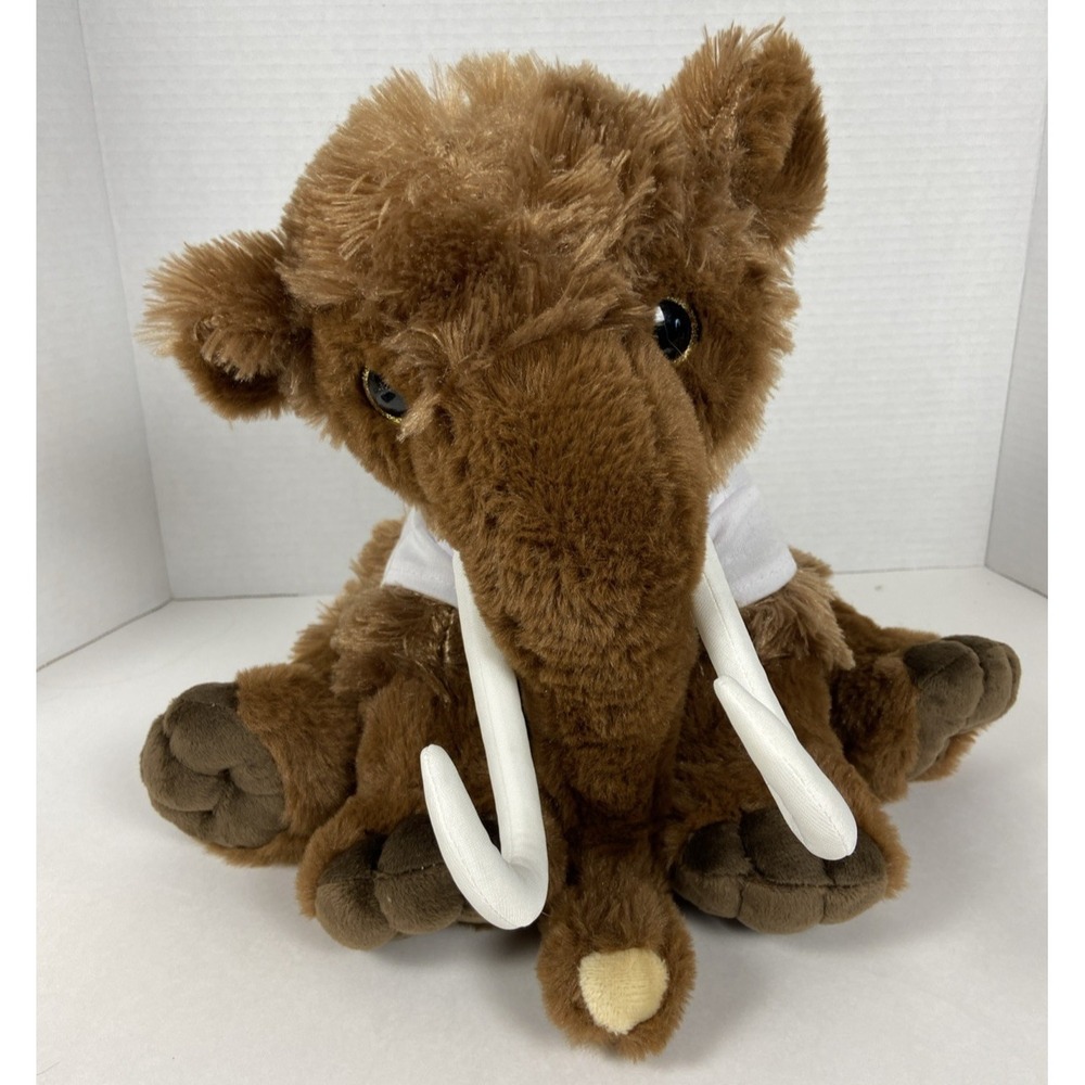 Vintage The Bear Factory 2001 Wooly Mammoth 12" Plush Soft Fuzzy Stuffed Animal